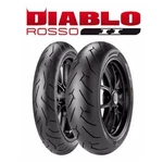 140/70R17 & 110/70R17 Pirelli Rosso 2 Diablo New Motorcycle Tires Set. Price: $195.90.