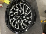Blemished Single 20X10 Black Milled Wheel Arkon Off-road Kennedy 8X6.5 -25 Used. Price: $261.39.
