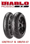 Pirelli Diablo Rosso Ii Tire Set 120/70R17 & 180/55R17 Yamaha Yzf 600 R6 1000 New. Price: $239.97.