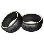 Vogue Custom Built Radial White/gold 245/35R20XL 95V Tires Used. Price: $855.95.