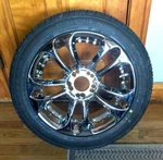 New Zinik Z05 Ikeda Chrome Wheel Rim 17X7.5JJ Goodyear Eagle Rs-a P215/55R17 For. Price: $268.99.