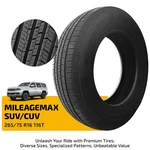 Ford Ranger 2.3L 2019-2020 Mileagemax 265/75R16 116T Suv Performance Tire New. Price: $80.99.