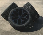 Snowflake 22" Wheels Blackhawk R/t Tires Gmc Sierra Yukon Denali New Set 4. Price: $1999.00.