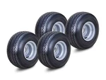 Golf Cart TIRE18X8.5-8 18X8.50-8 Wheels 4-PLY W/4 Lugs On 4" Silver Rim New. Price: $181.98.