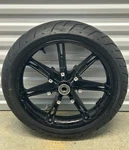 Harley Davidson Front Dunlop Tire Rim Wheel 130/70 B18 - Description For Details Used. Price: $380.00.