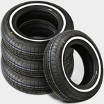 4 New Remington Lx Touring W/w White Side Wall 155/80R13 79S Season Tires. Price: $307.88.