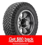 Bfgoodrich All-terrain T/a KO3 35X12.50R20LT 125R Ply (quantity Of 1) New. Price: $564.29.